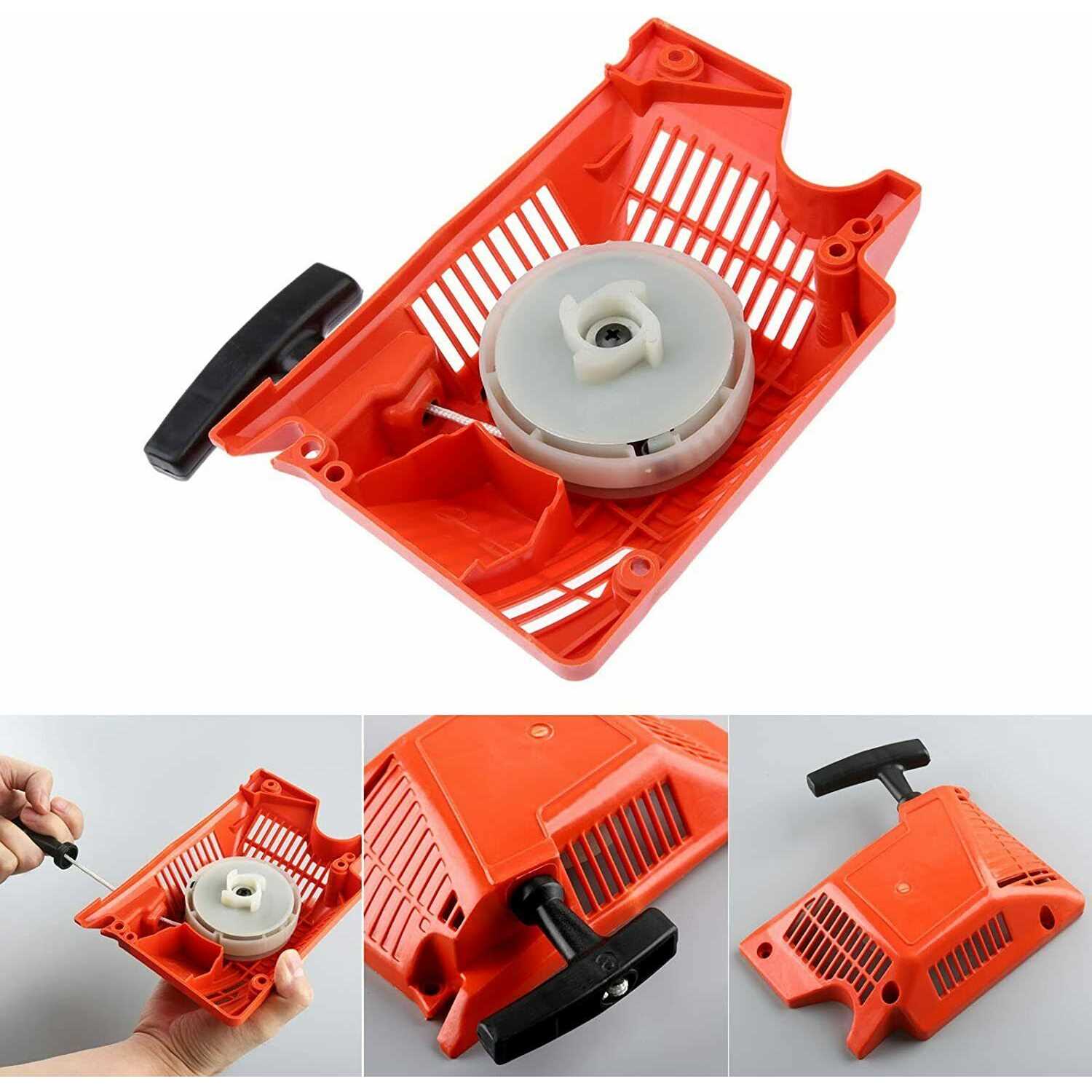 45cc 52cc 58cc Chainsaw Parts Single Recoil Pull Starter Assembly Chainsaw Spares for Chinese Chainsaw 4500/5200/5800