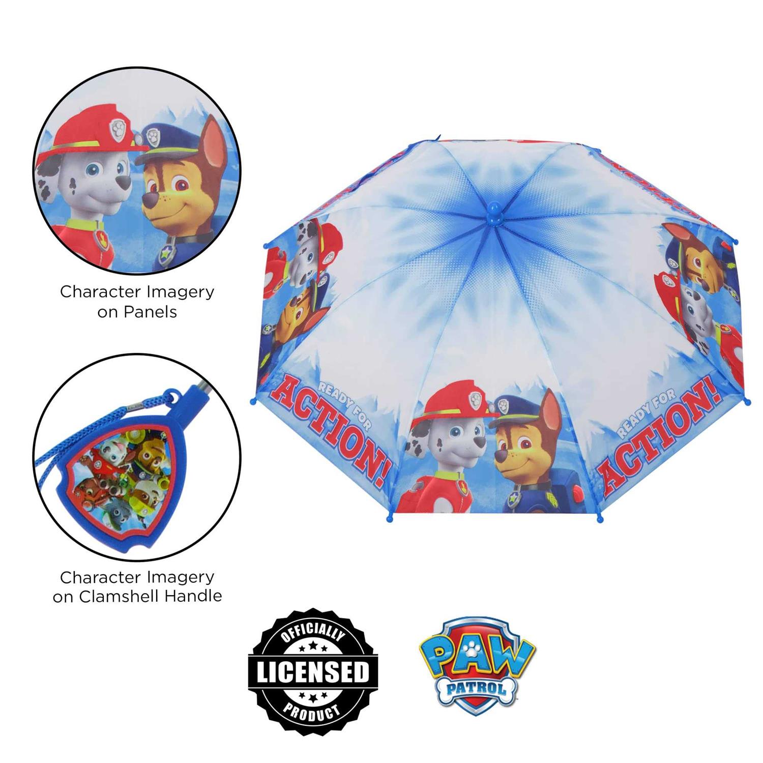 Nickelodeon Paw Patrol Raincoat and Umbrella Set Kids