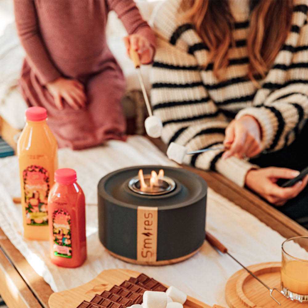 TerraFlame S’mores Roaster Gift Set with Bamboo Tray