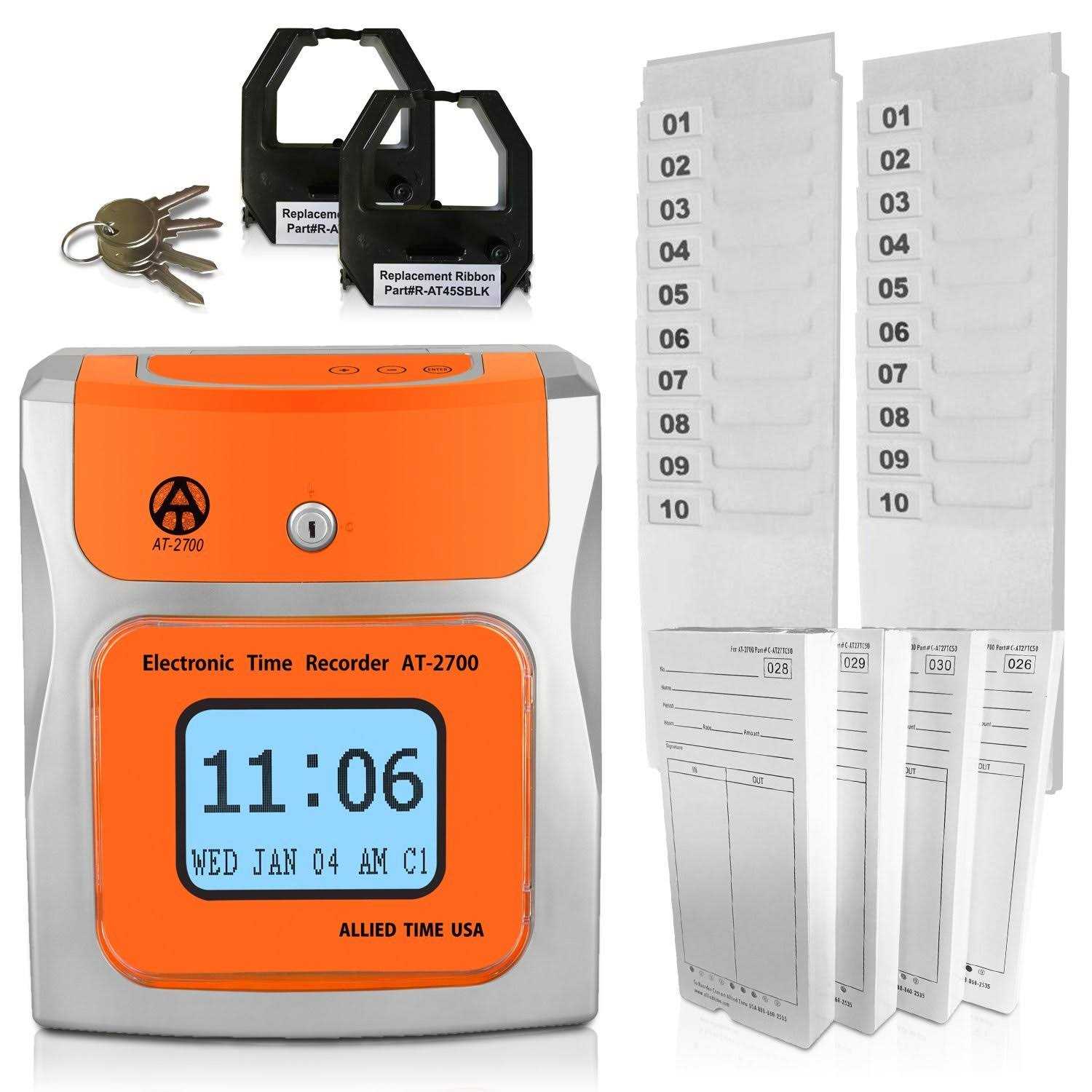 Touch Free Small Business Time Clock AT-2700