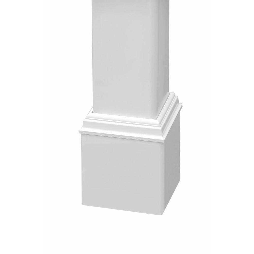 Vita 6L x 6W x 74H Portsmouth Vinyl Lamp Post VA94430