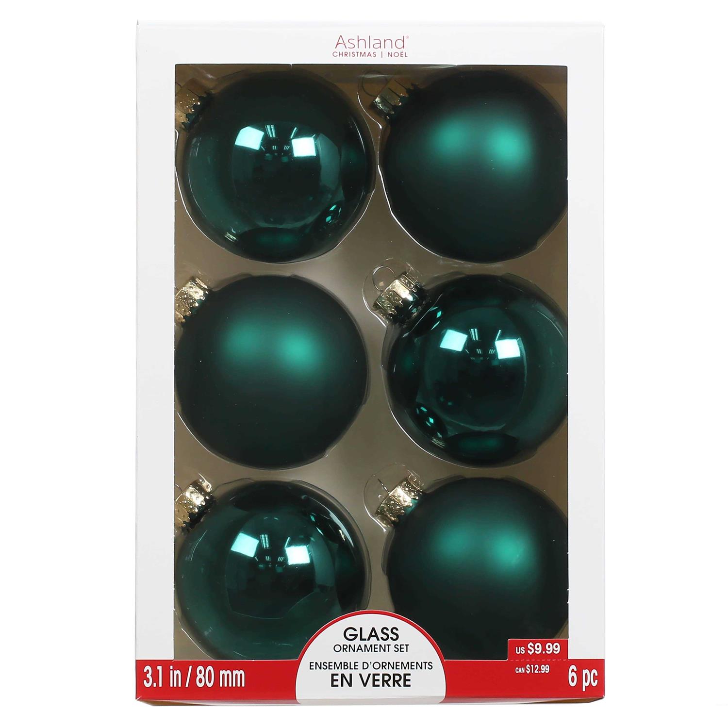 Ashland Glass Ball Ornaments