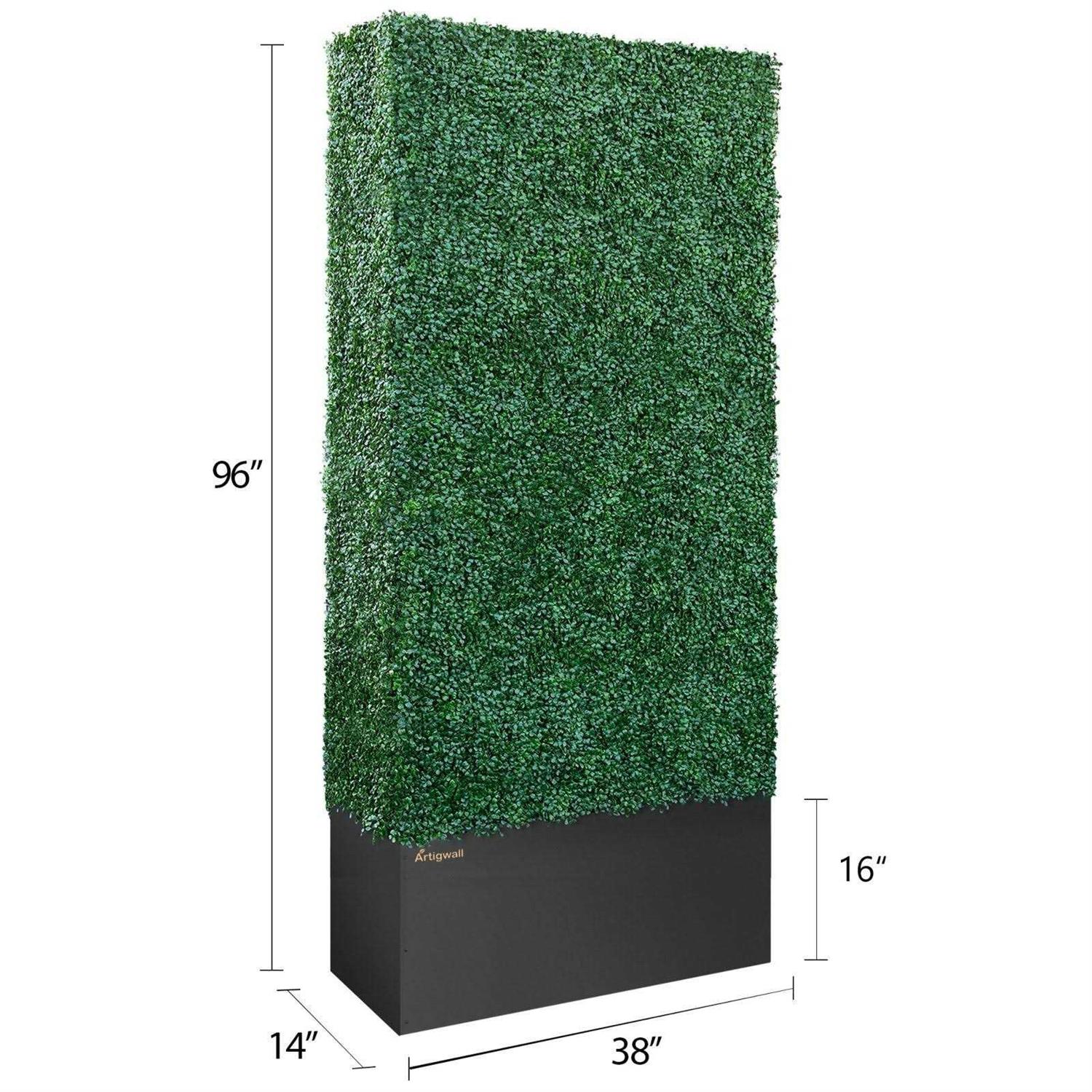 Artigwall Hedge Wall Boxwood Hedge in Planter box Generation 3