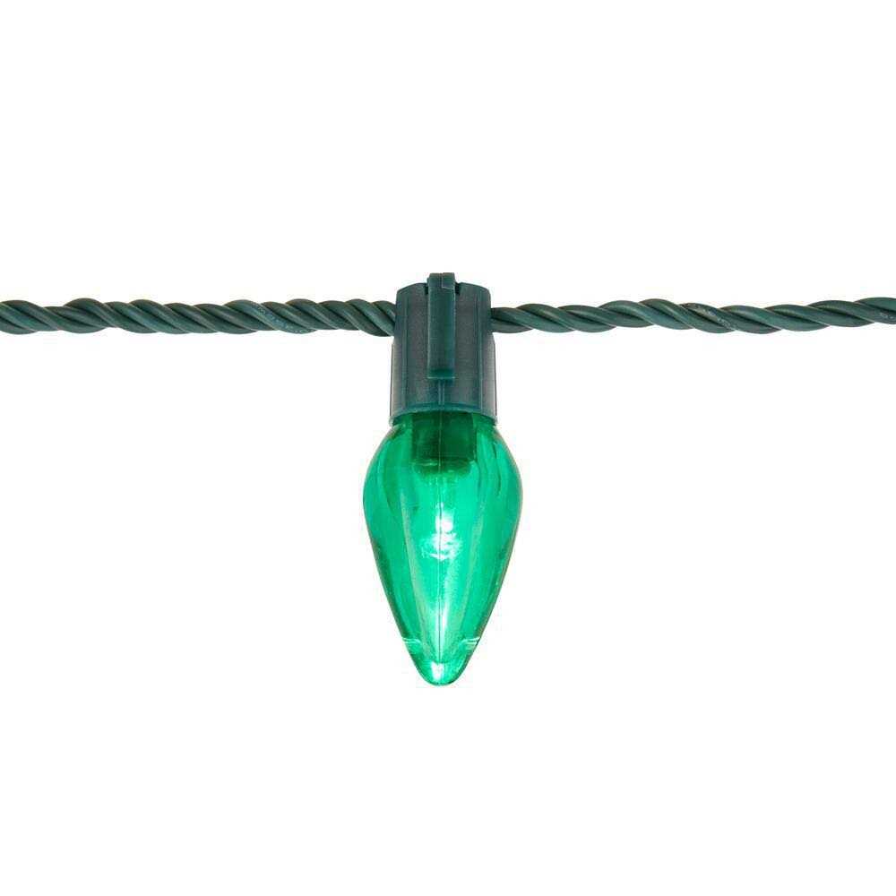 50L Multi Christmas C9 LED String Holiday Lights Home Accents