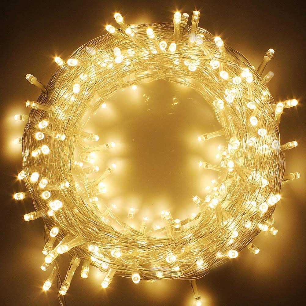 Twinkle Star LED String Lights Plug in String Lights 8 Modes Waterproof for Indoor Outdoor Christmas Tree Wedding Party Bedroom