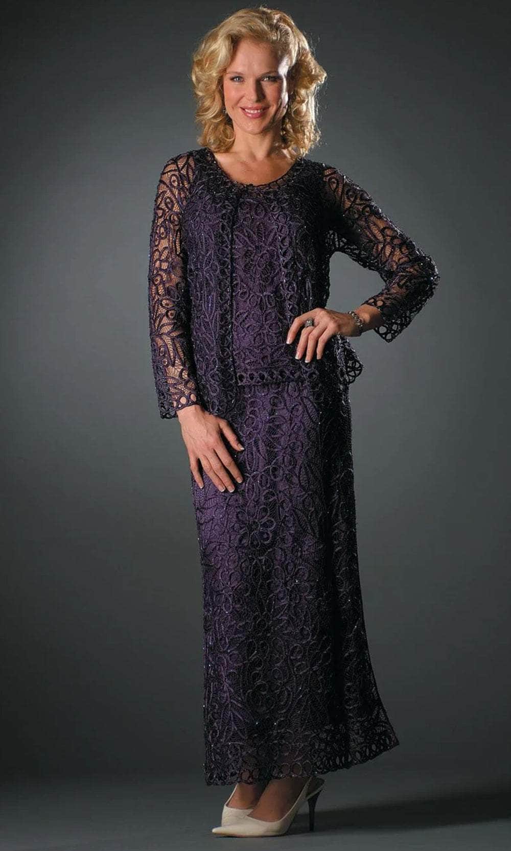 Signature Crochet Three Pieces Evening Gown