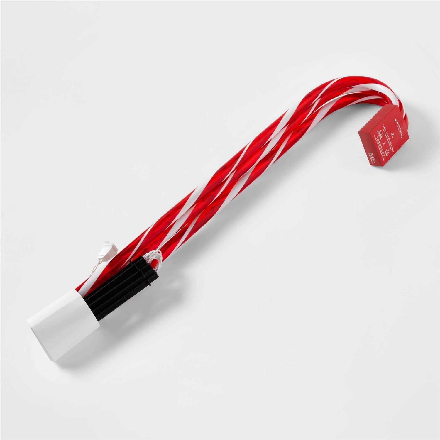 Wondershop 3ct/28in Candy Cane Christmas Path Lights