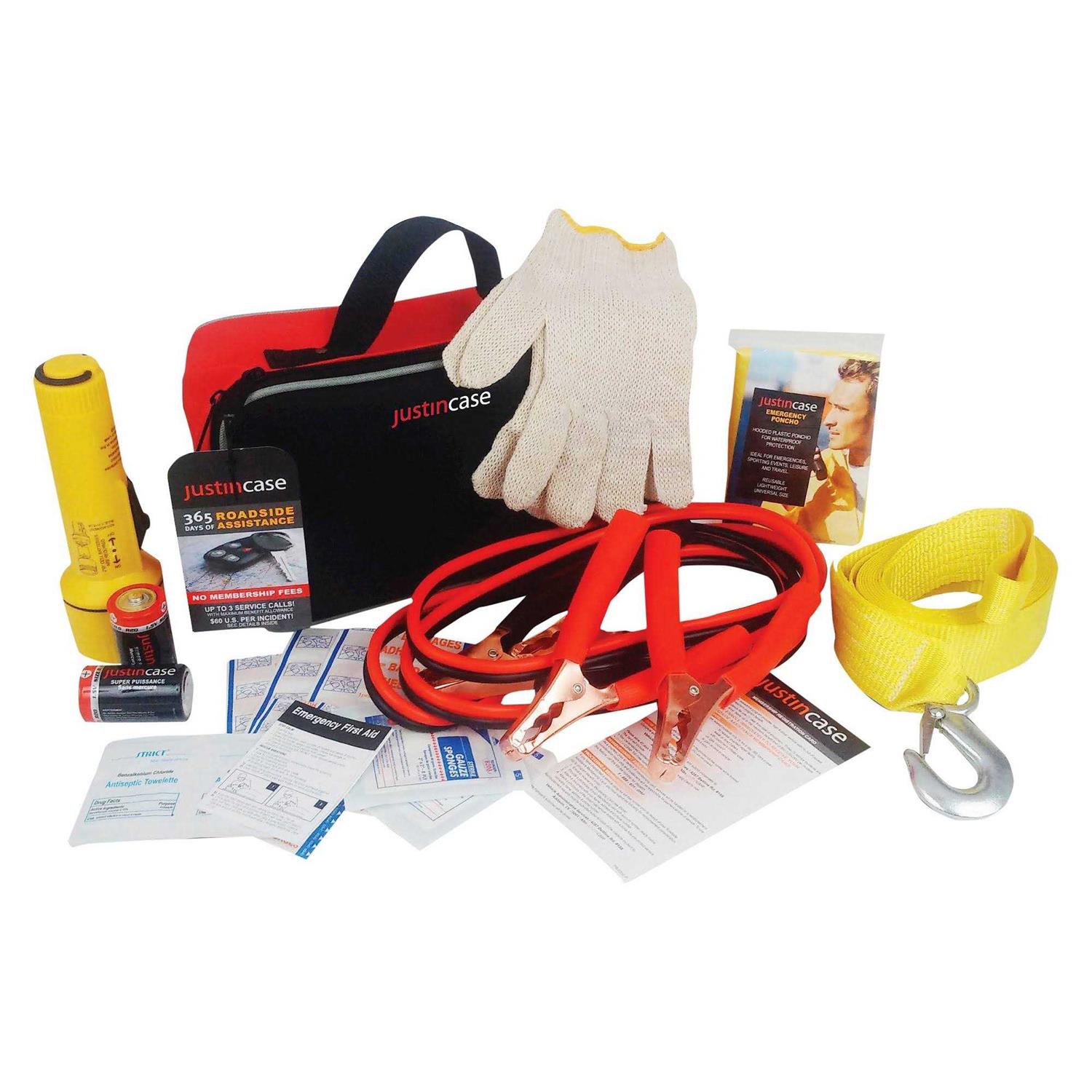 Justin Case Commuter Safety Kit with 365-day Roadside Assistance