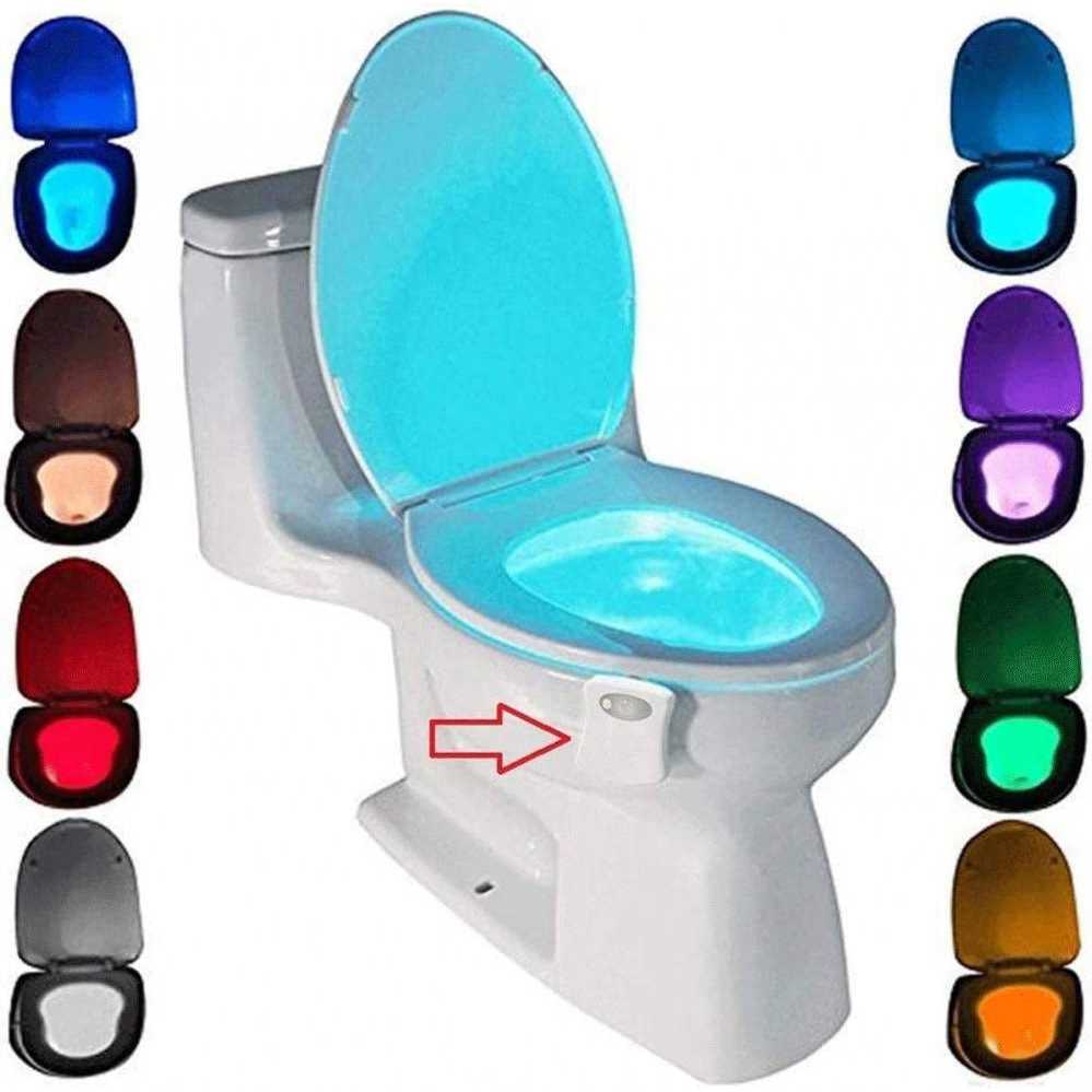 Toilet Night Light Motion Activated by ZSZT Two Modes with 8 Color Changing