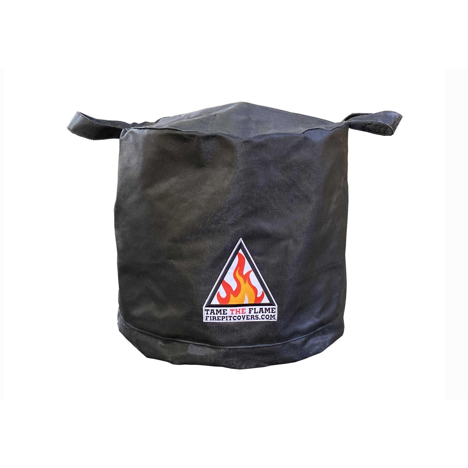 Tame The Flame Firepit Covers, LLC Tame The Flame 22 Round Firepit Cover Fireproof Cover Open Flame