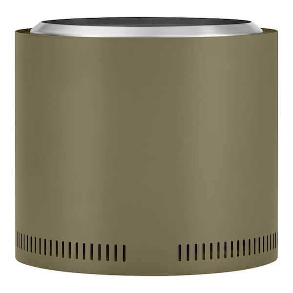 Hampton Bay 19 in. Outdoor Stainless Steel Wood Burning