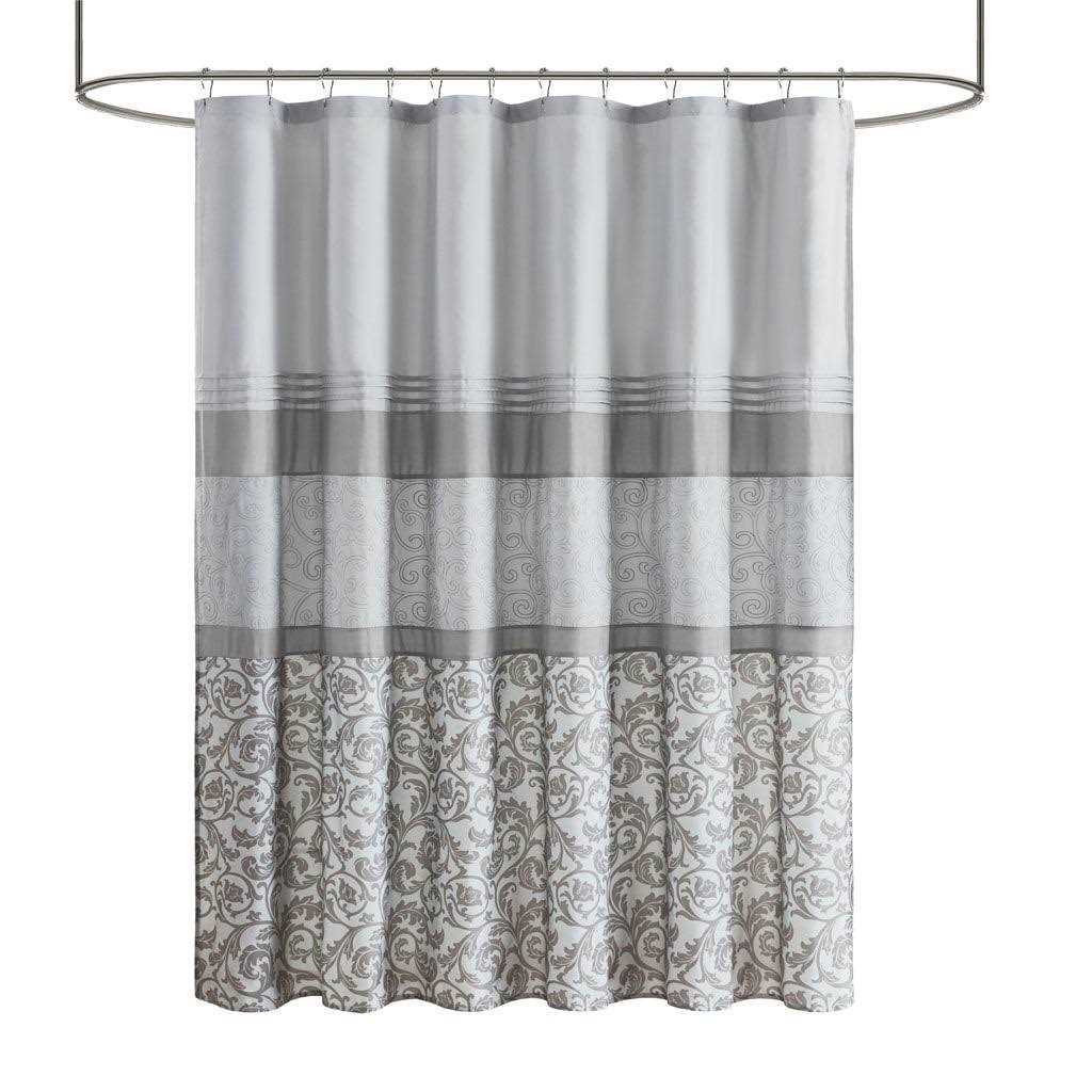 510 Design Ramsey Printed and Embroidered Shower Curtain