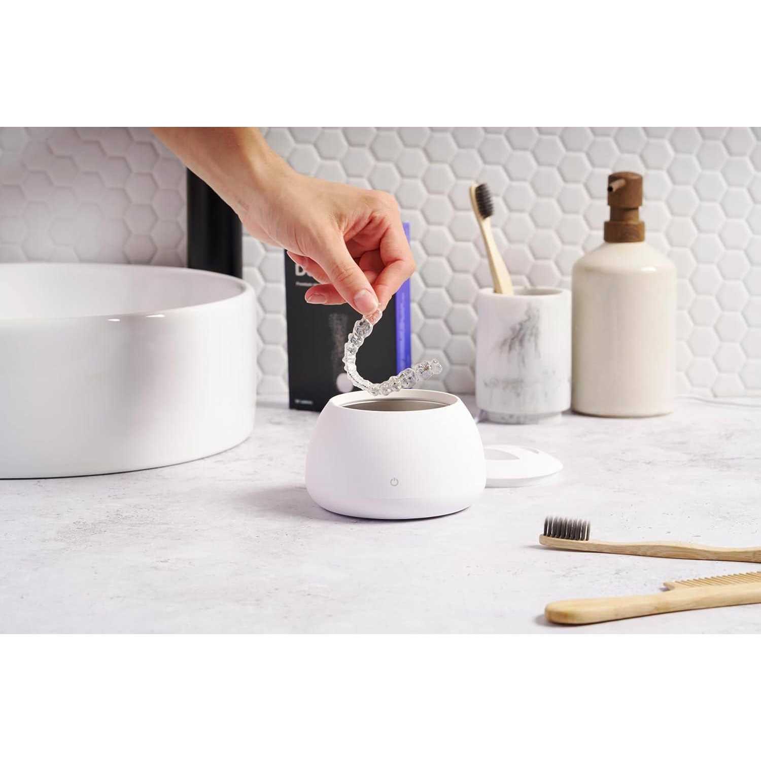 Zima Dental Jet Black Dental Pod Cleaner for Dentures Aligner