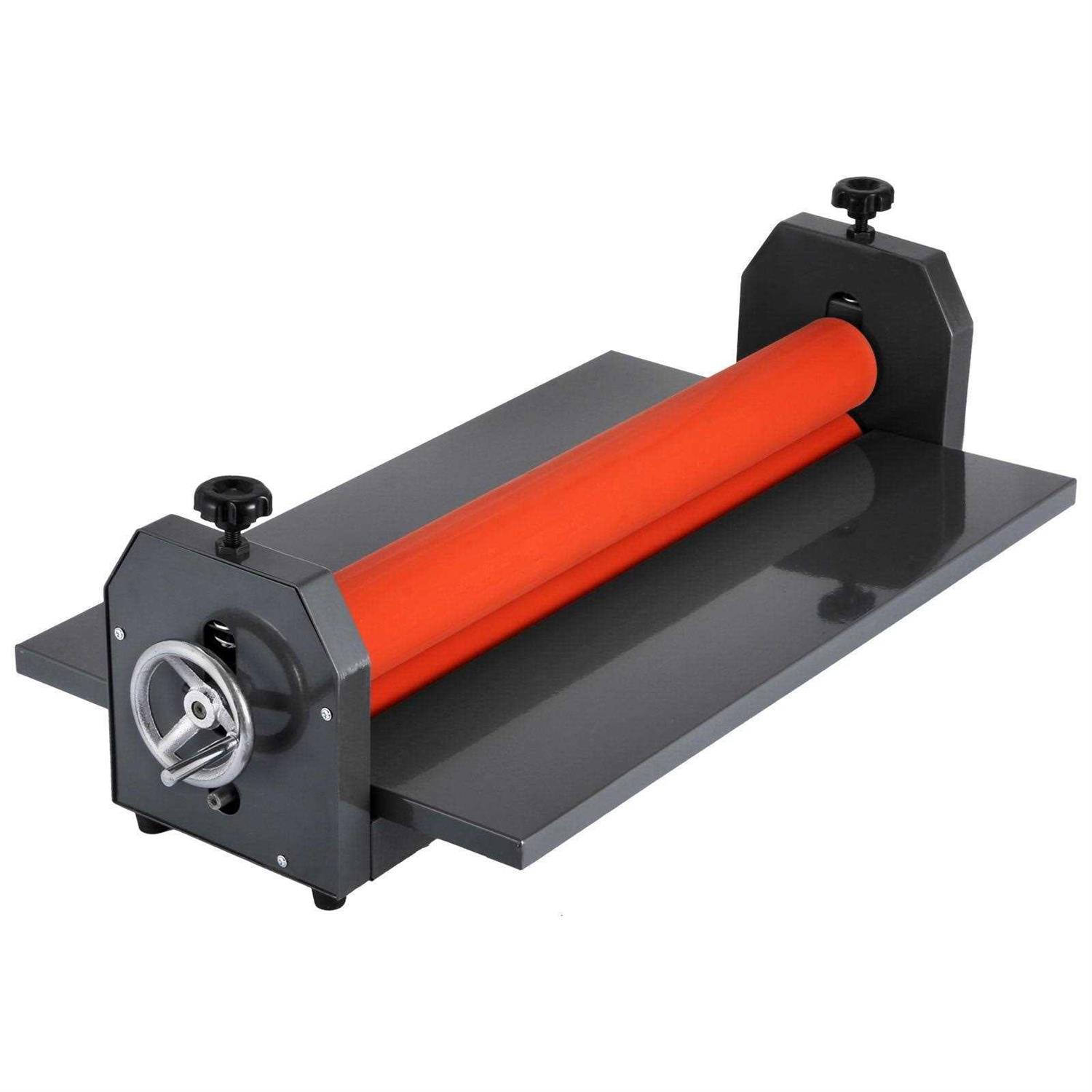 VEVOR 25 Inch Manual Cold Roll Laminator 1.18 Thickness Foldable Roll Laminating Machine Vinyl Photo Film Mounting Laminator for Commercial