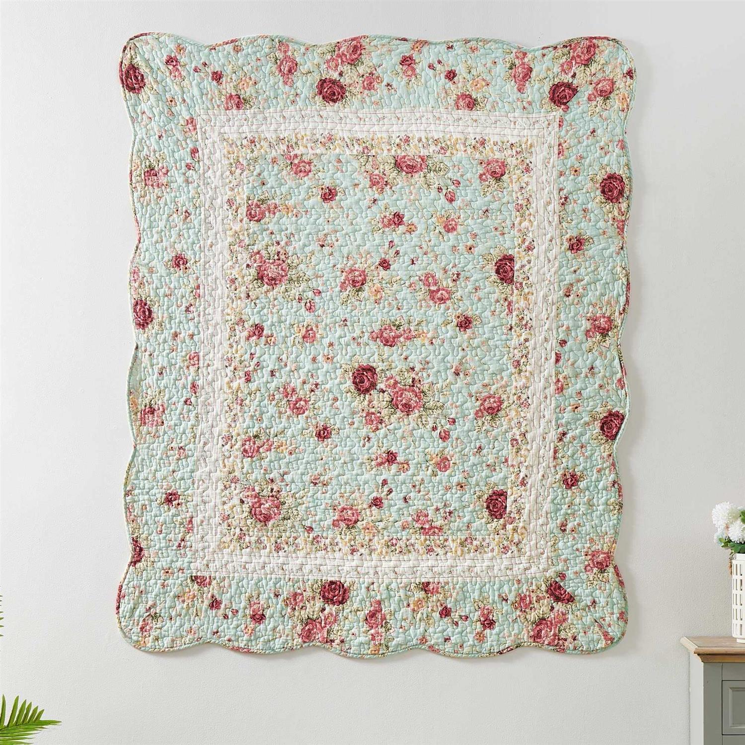Antique Rose Throw Greenland Home Fashions