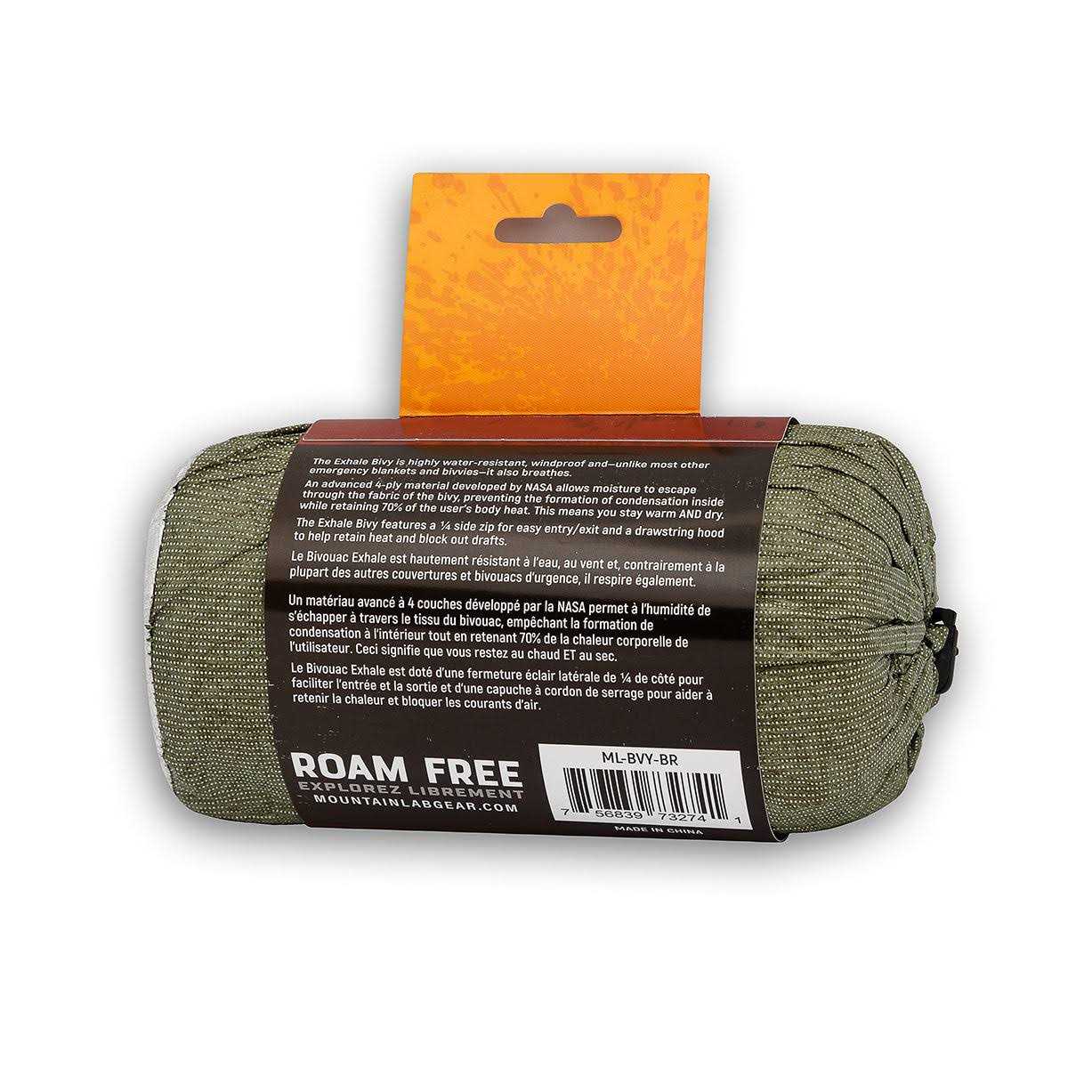 Mountain Lab Exhale Breathable Bivy Emergency Sleeping Bag