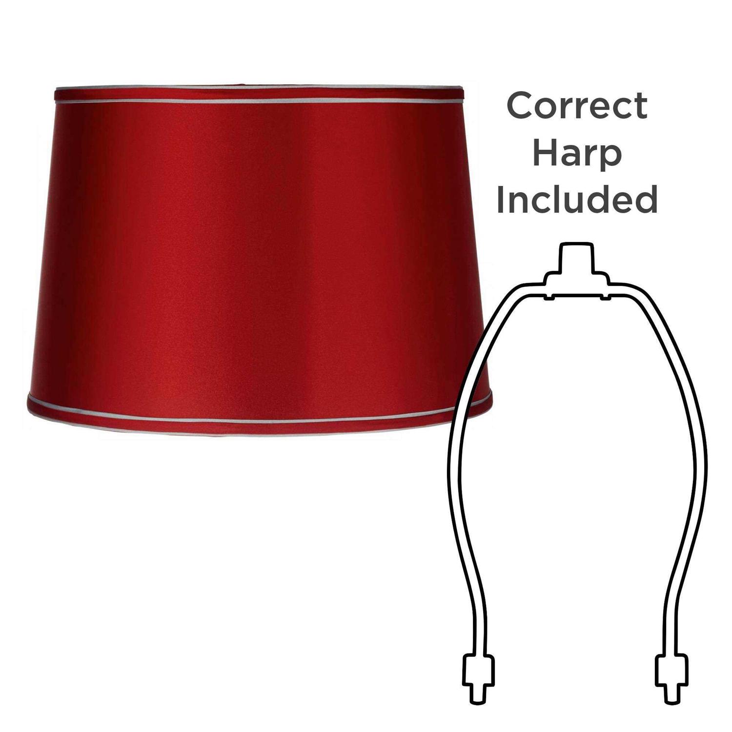 Brentwood Sydnee Satin Drum Lamp Shade 14x16x11