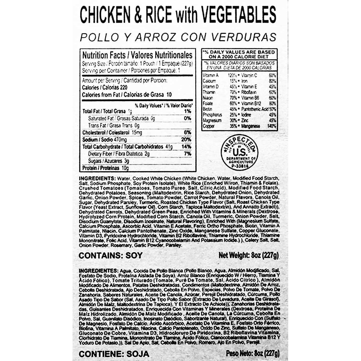 MRE Case Pack with Heaters