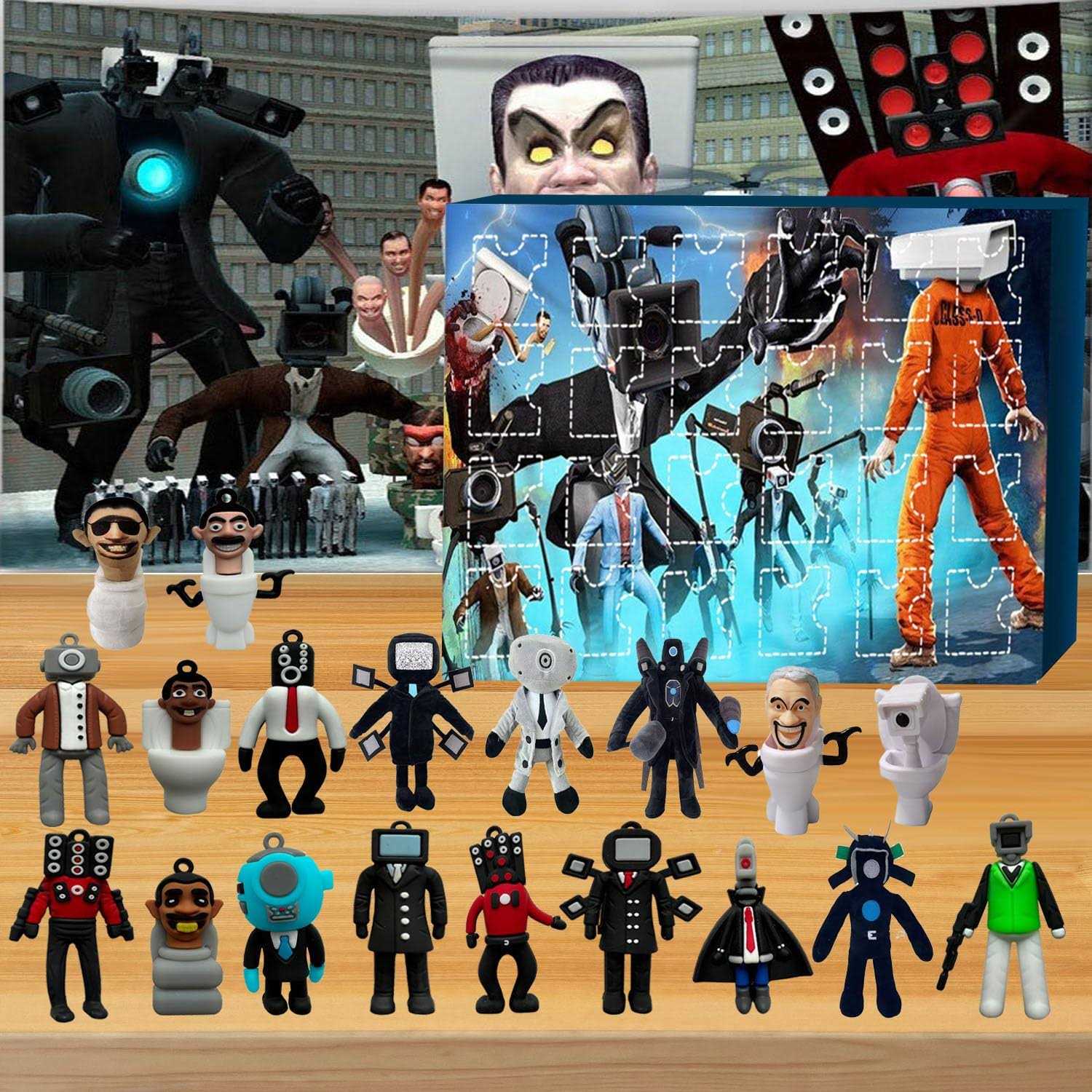 24 Days of Christmas Advent Calendar Box Kids Adult Christmas Countdown Calendar