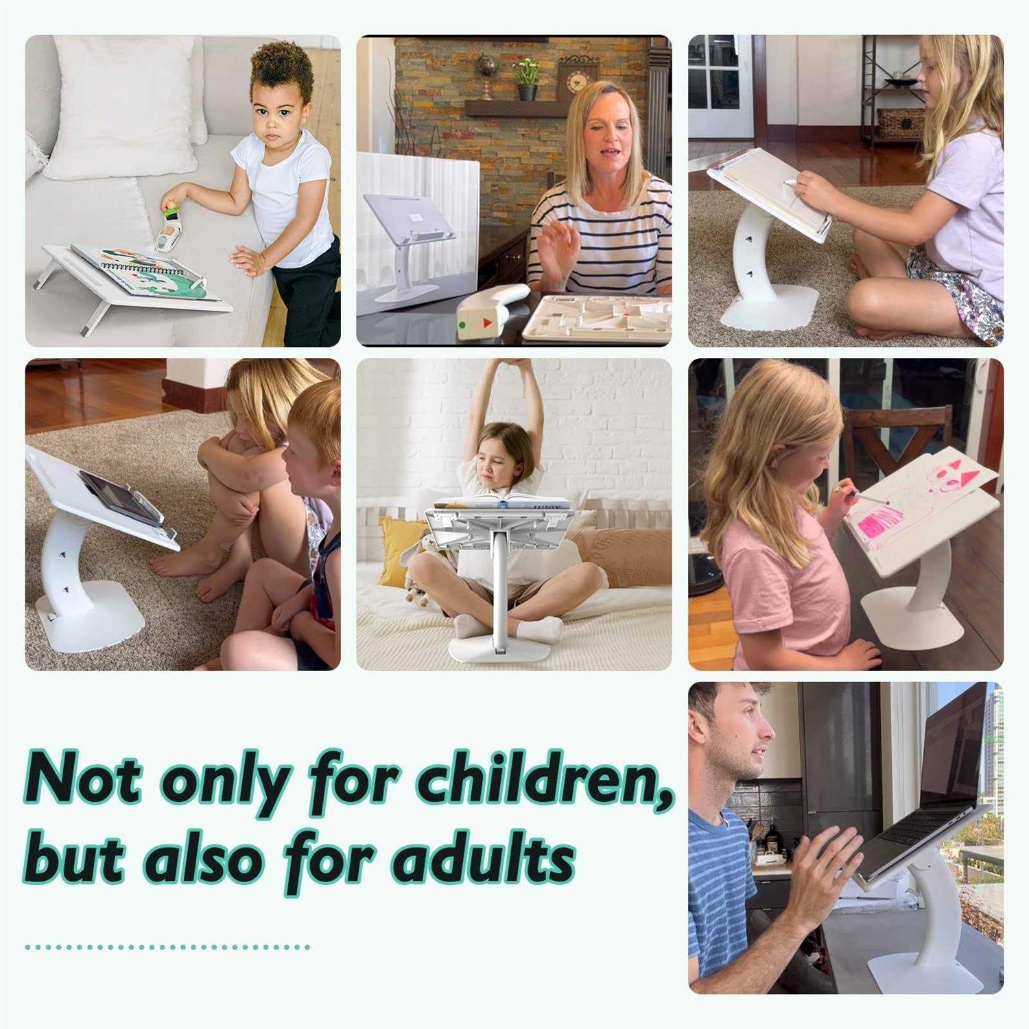 bifine Lap Desk Kids Laptop Bed Tray Foldable Car Desk Portable Stand for Couch Sofa Bed Floor