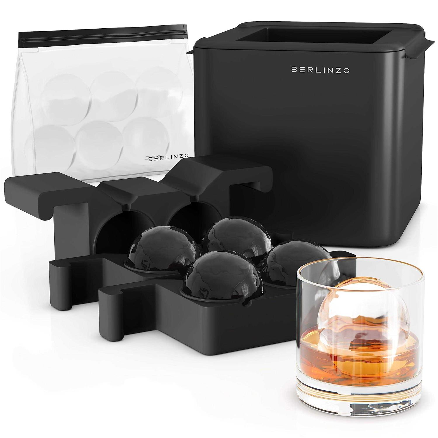 BERLINZO Clear Ice Balls Maker