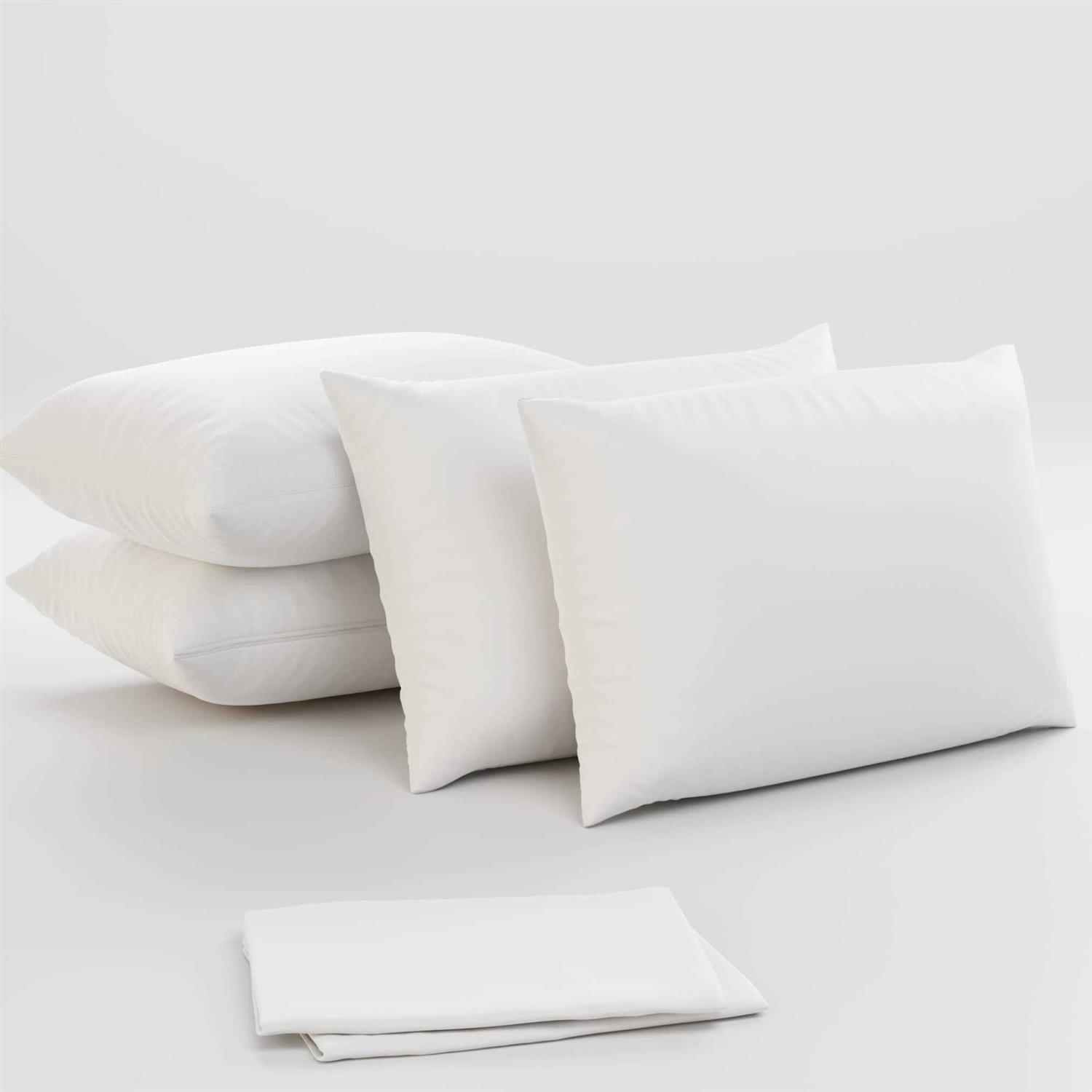 4 Pack Pillow Cases Covers Zippered Niagara Sleep Solution
