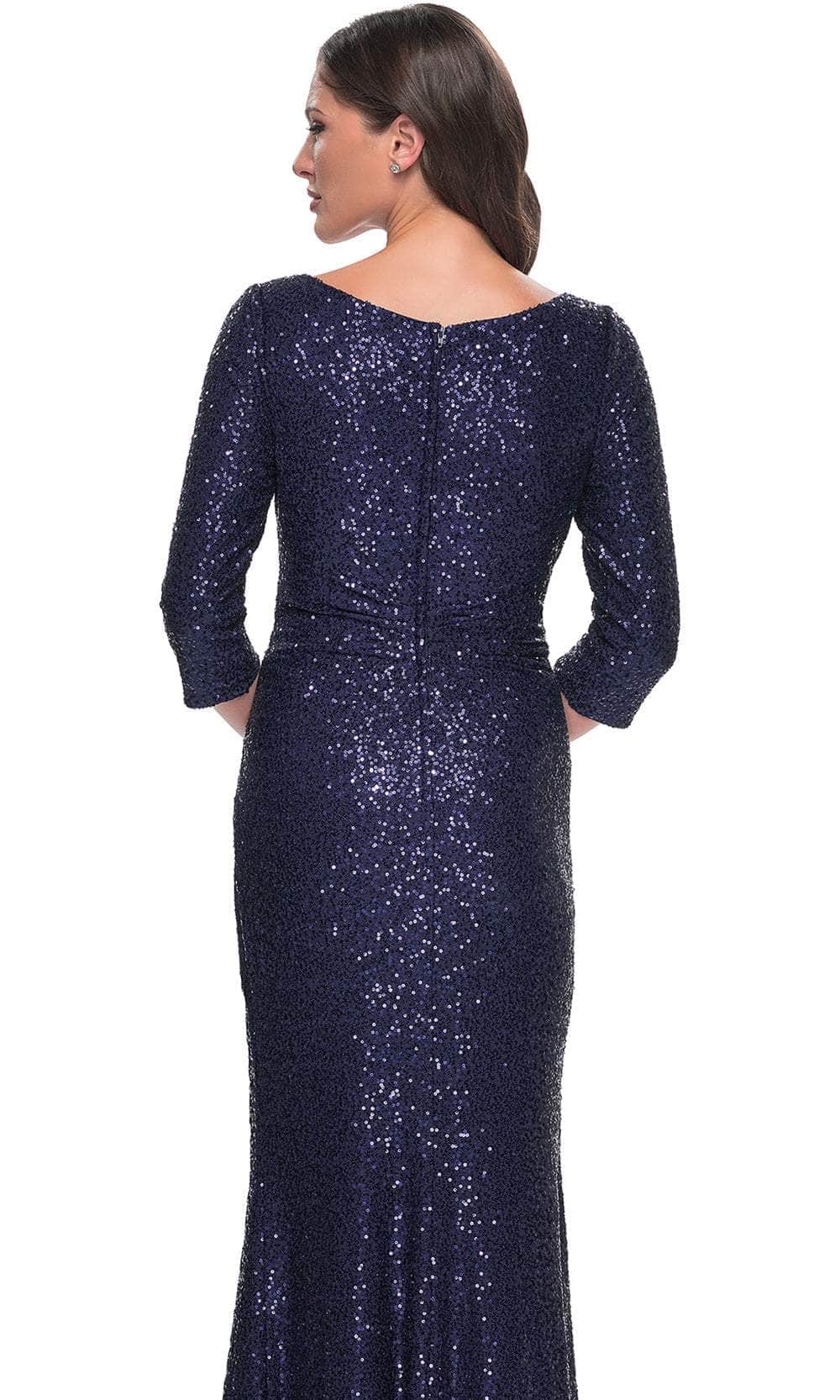 Sequin A-Line Formal Dress