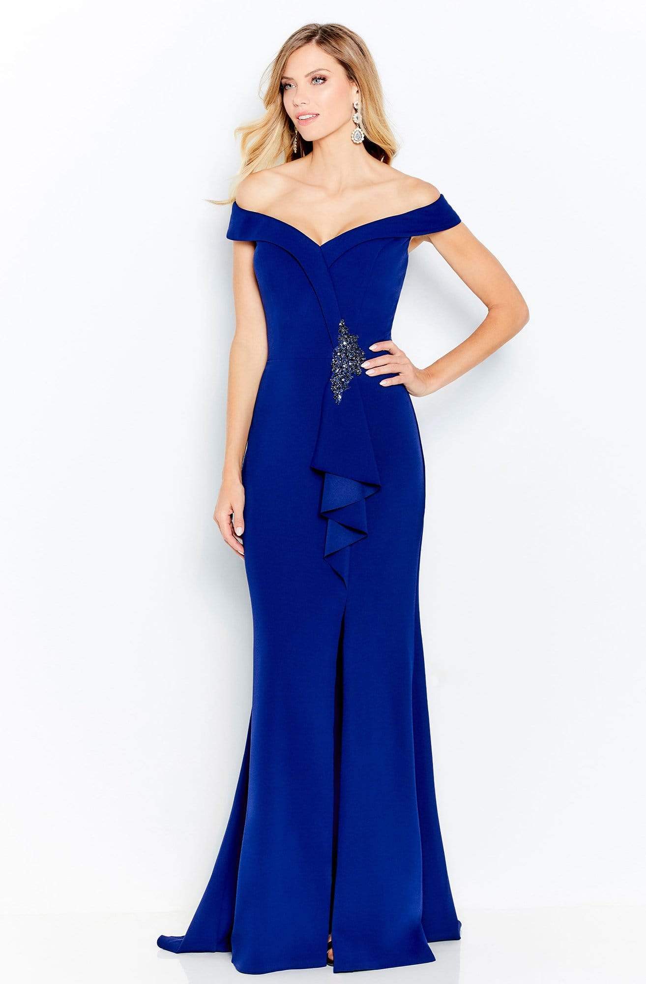 120614W Off-Shoulder Column Dress