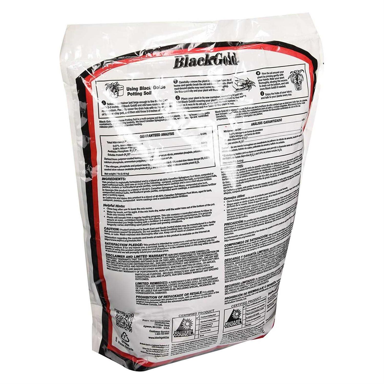 Black Gold All Purpose Potting Soil