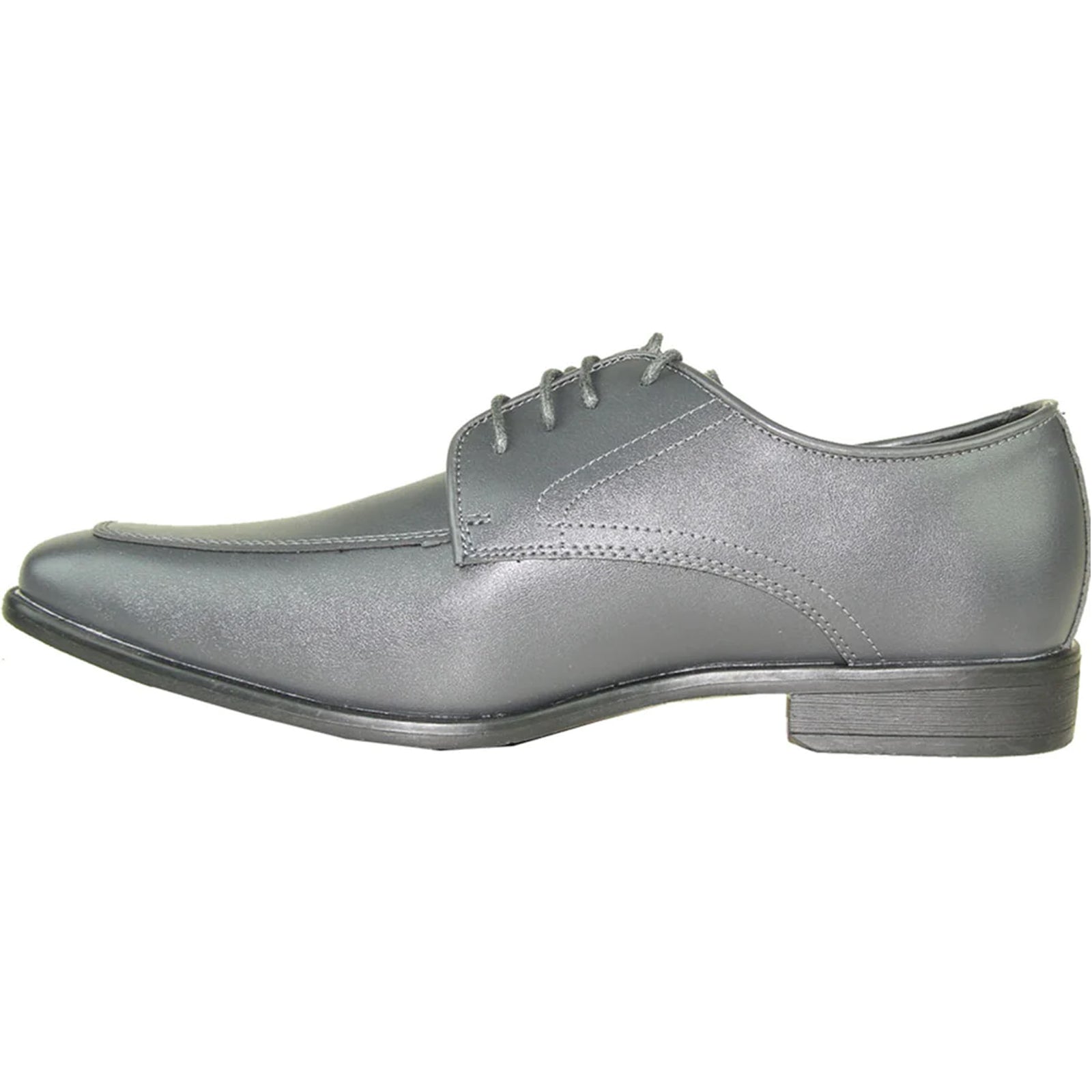Mens Formal Oxford Lace Up Dress & Tuxedo Shoe in Light Grey