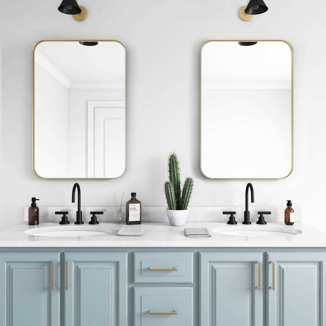 Weeksville Modern & Contemporary Bathroom / Vanity Mirror Orren Ellis