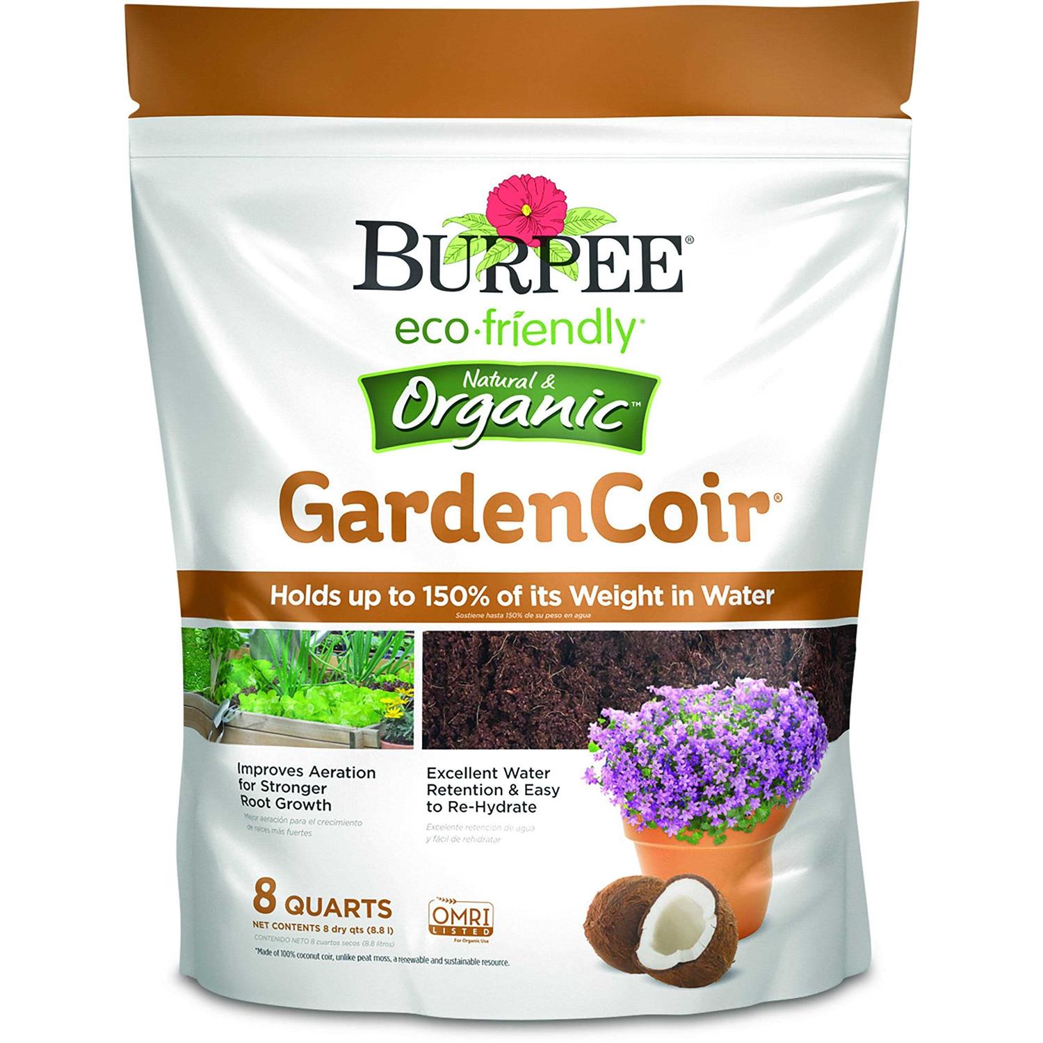Burpee Eco-Friendly Natural Organic Garden Coir