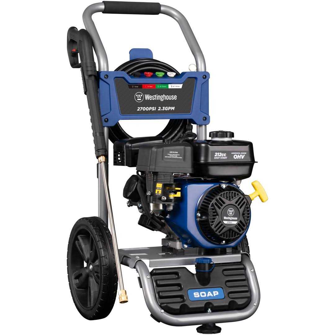Westinghouse 2700-PSI 2.3 GPM Gas Pressure Washer with 4 Nozzles & Soap Tank WPX2700