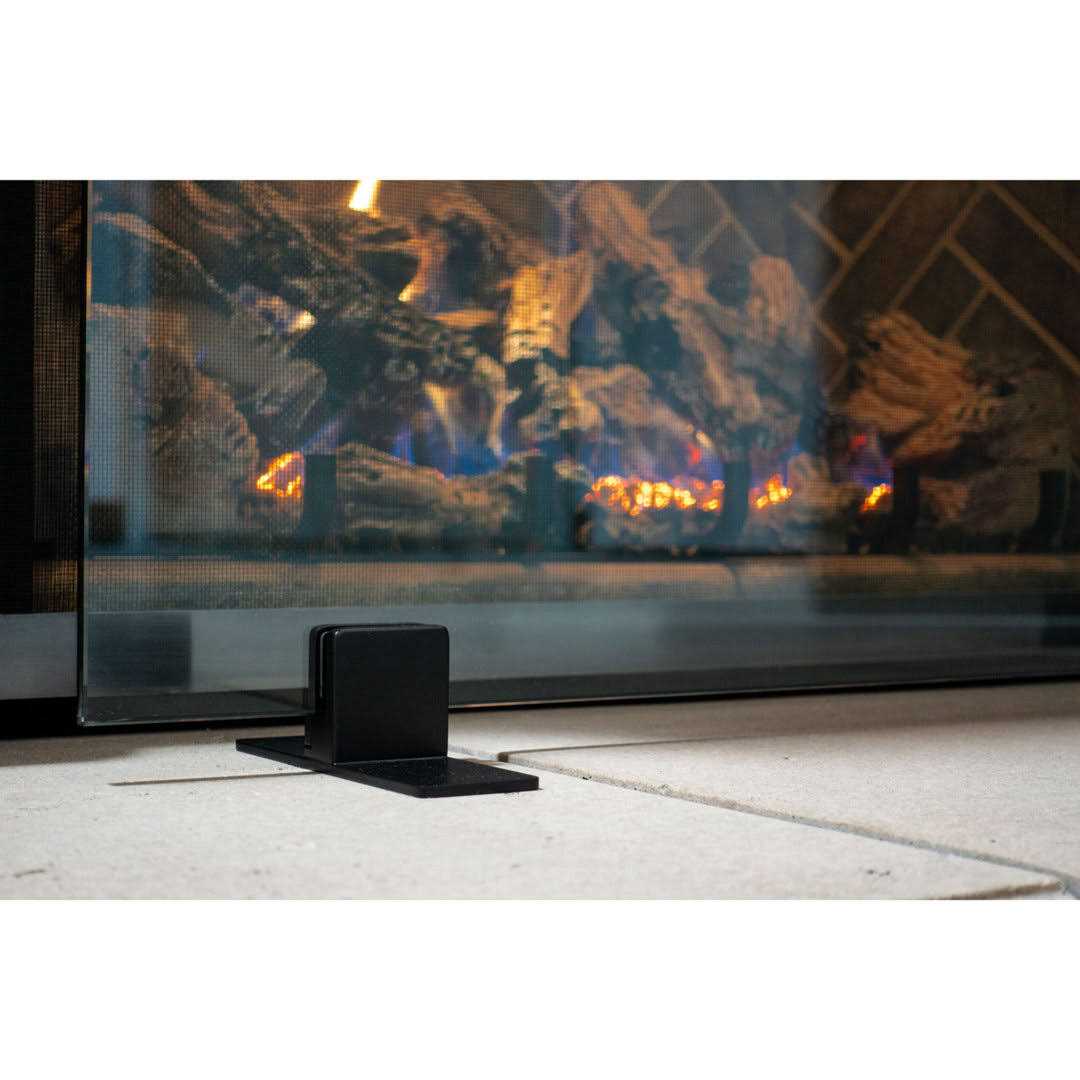 Ams Fireplace Frameless Glass Fireplace Screen