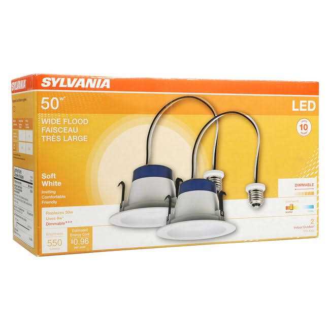 Sylvania 74286 – 9W LED Recessed Downlight Kit – 3000K