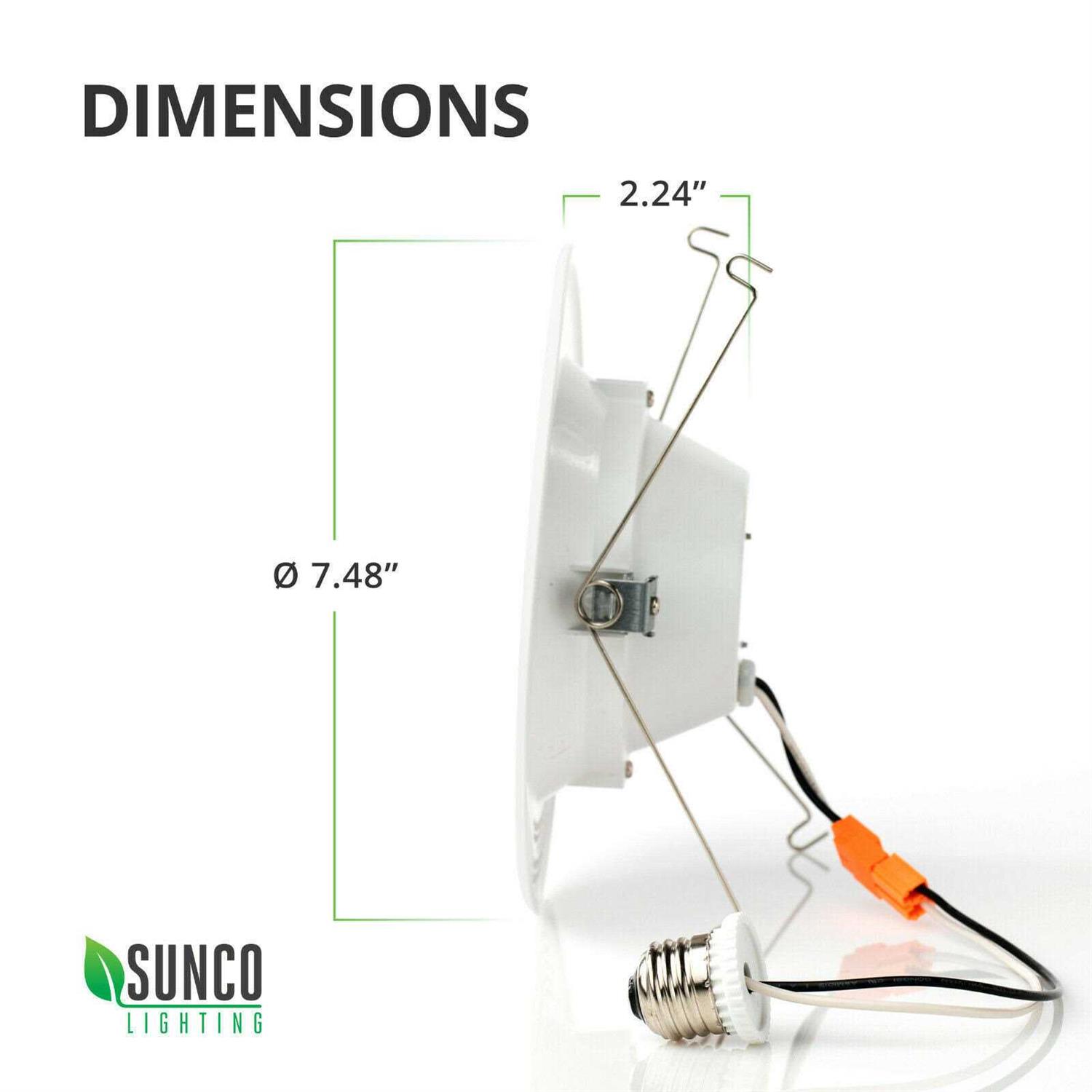 Sunco Recessed LED Retrofit Lighting