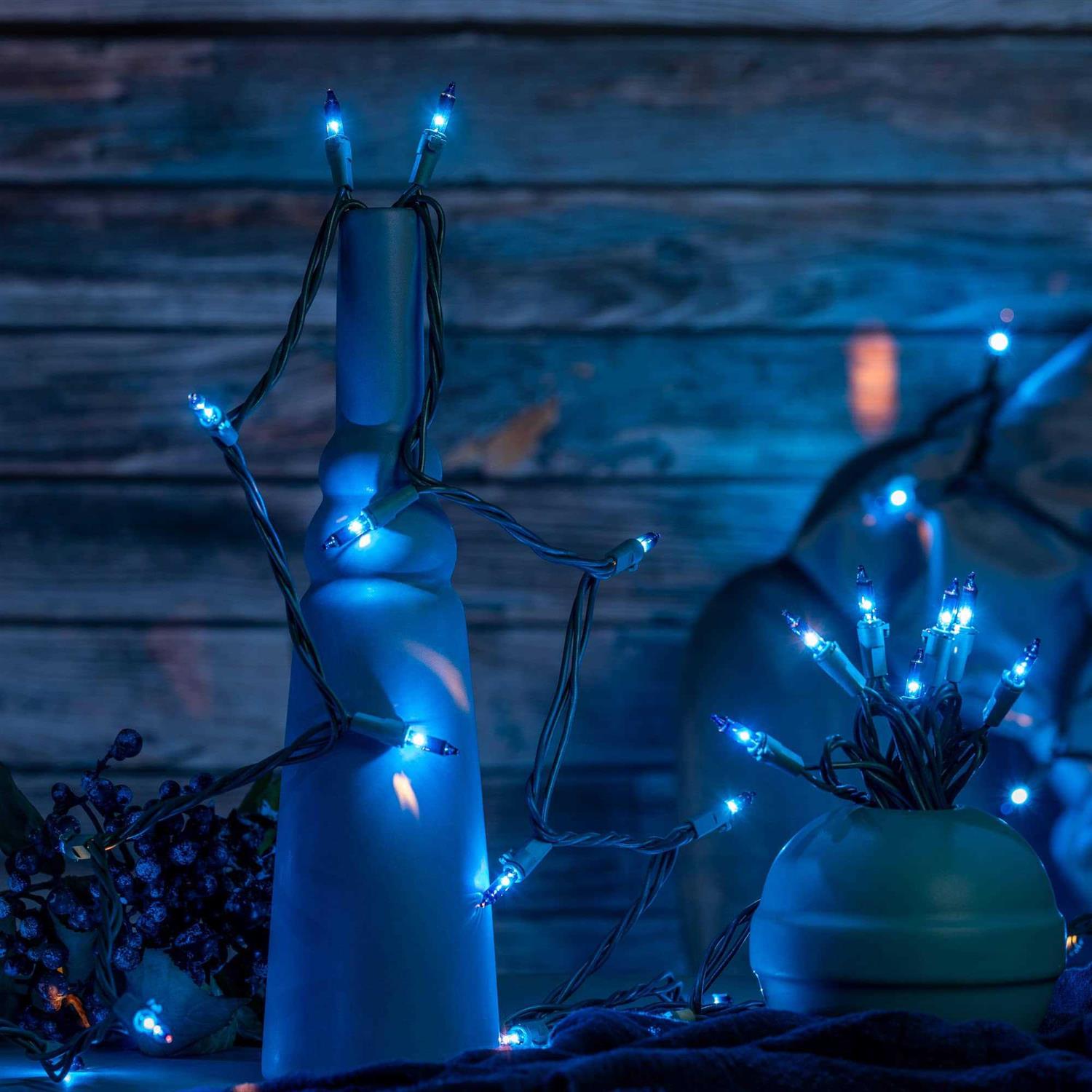 YULETIME Christmas Lights Wire 66 Feet 200 Count UL Certified String Lights