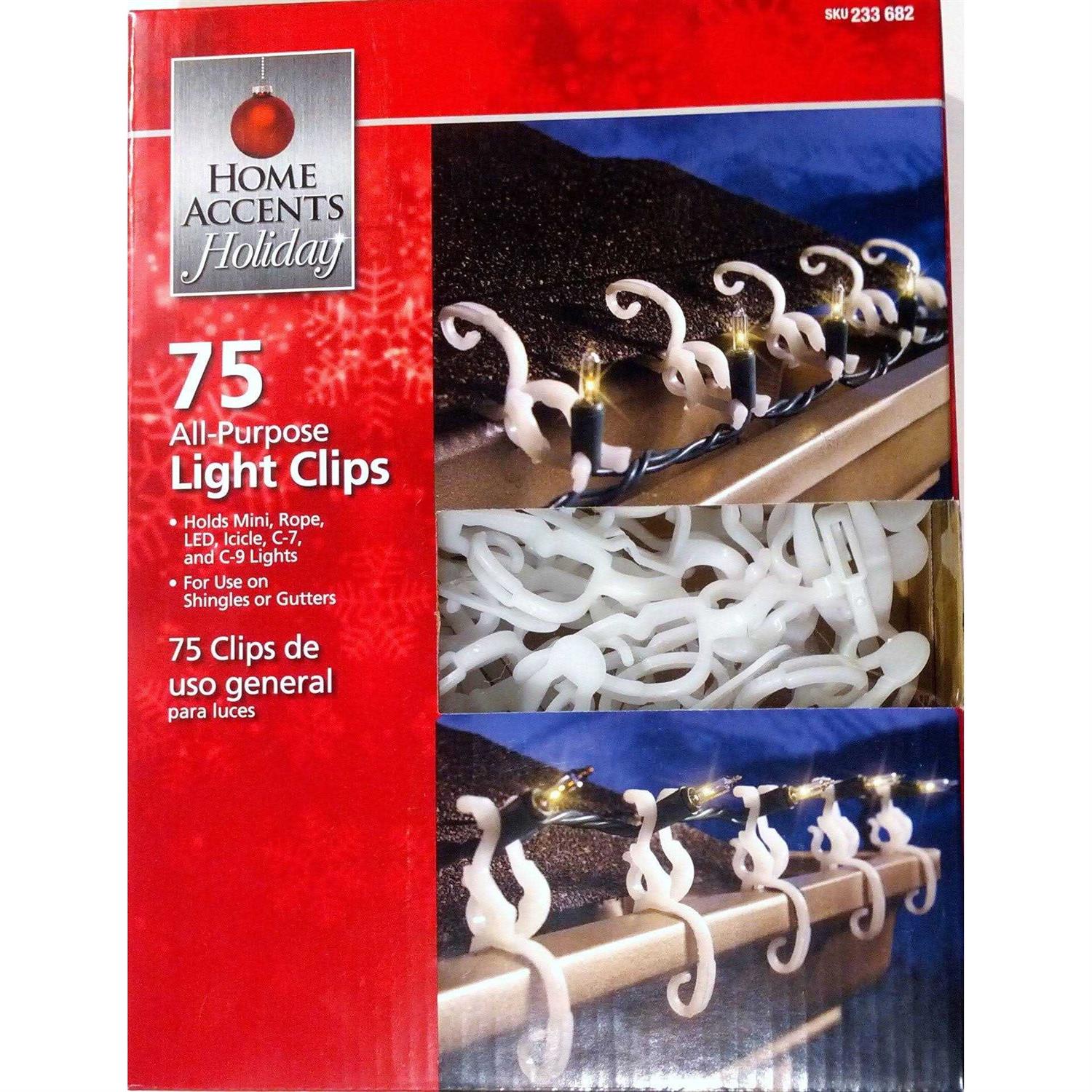 75 Count Holiday Clips Home Accents Holiday