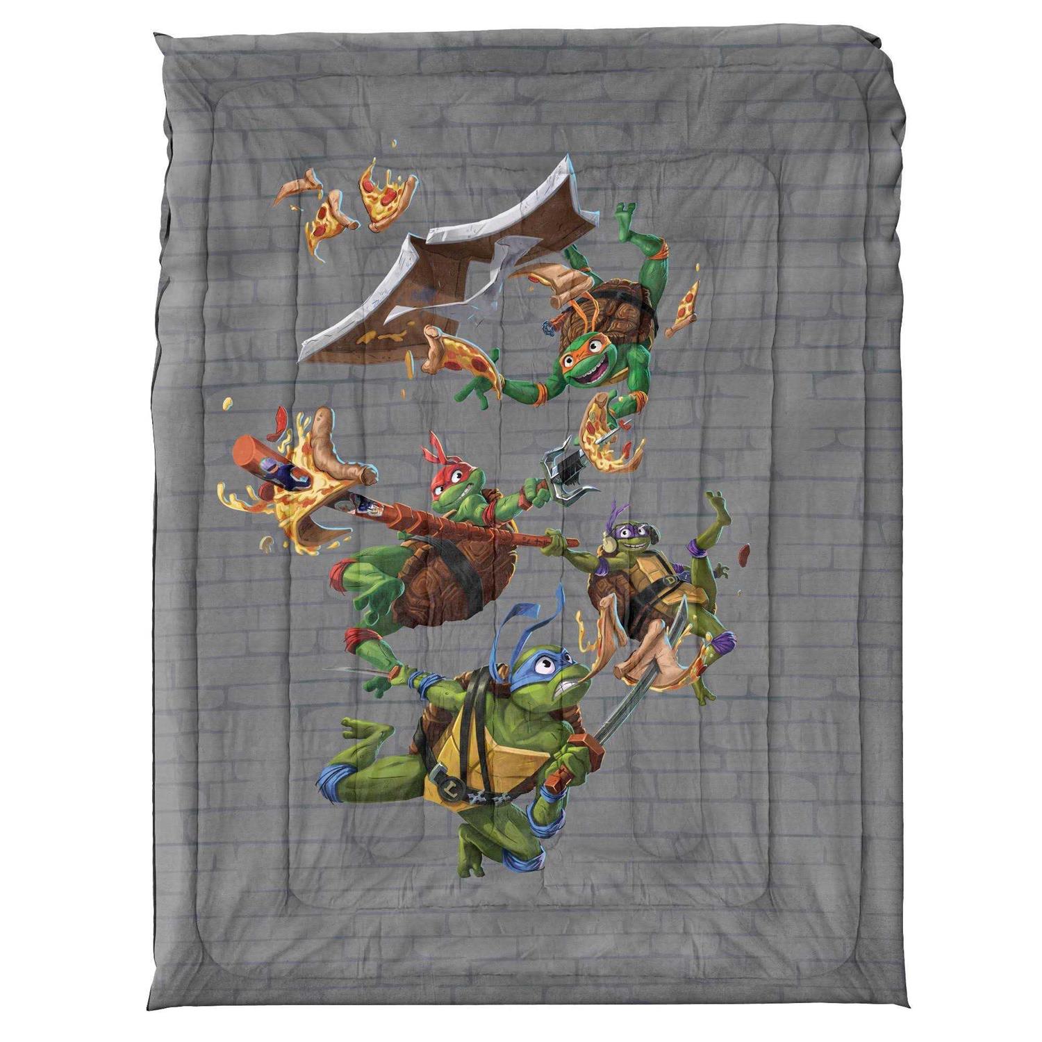 Teenage Mutant Ninja Turtles Kids’ Character Comforter Twin Kids’ Unisex