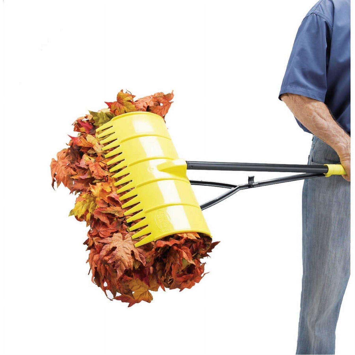 Amazing Rake 3-in-1 Green Ergonomic Pickup Yard Tool