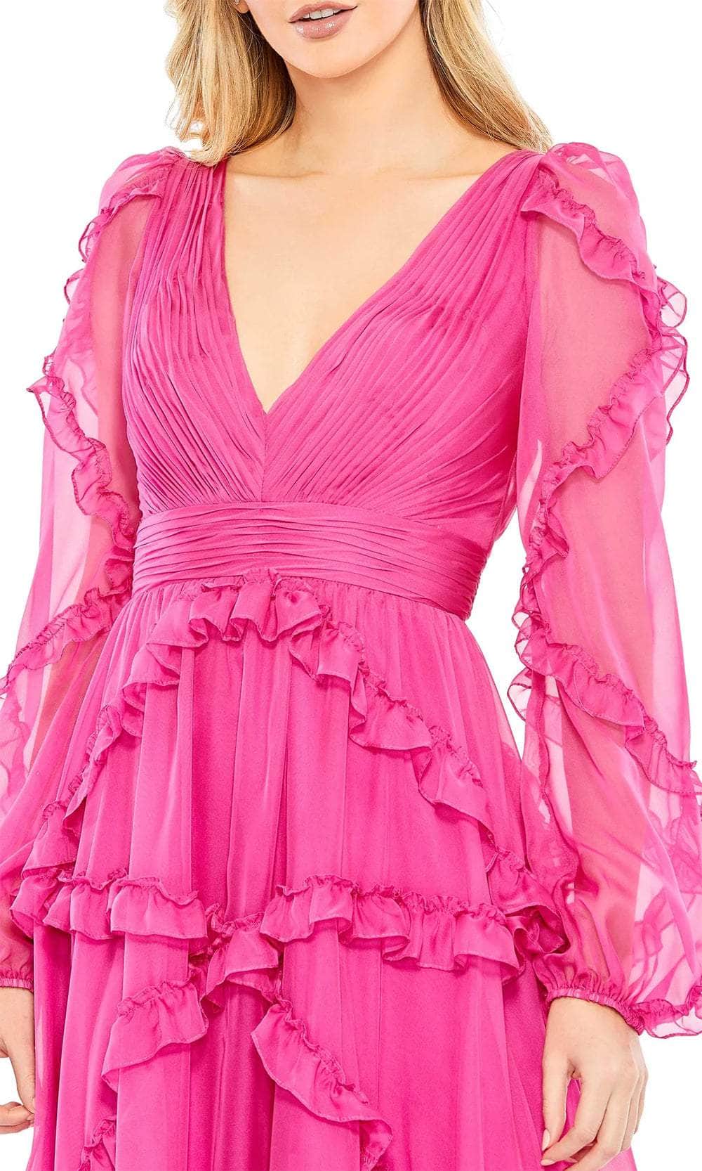 Ruffled Evening Dress
