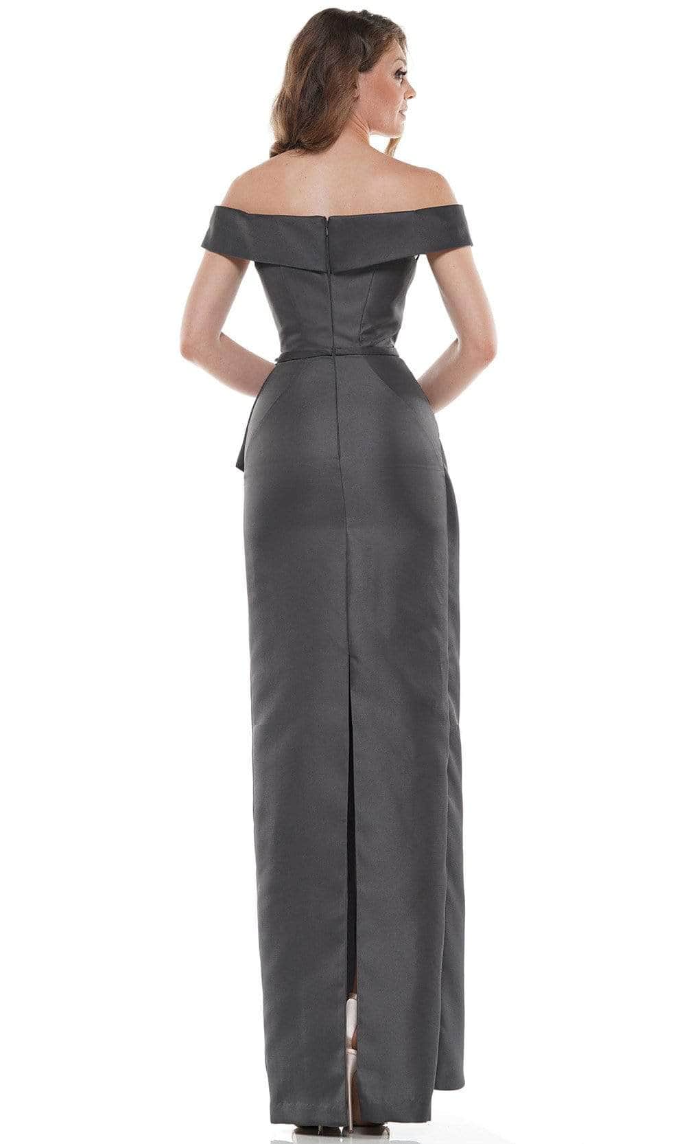 Ruffle Sheath Evening Dress MV1087