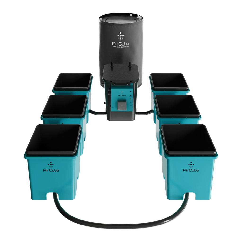 AirCube Site Hydroponic System Active Oxygen Ebb and Flow Grow System