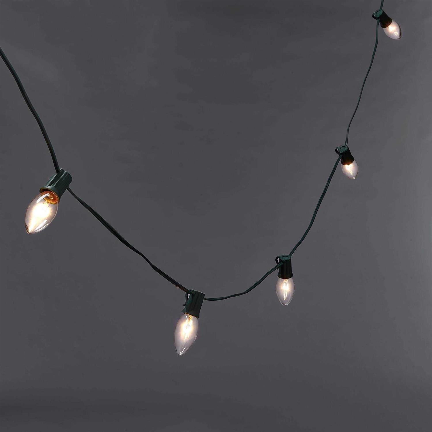 Wondershop 20ct Incandescent C9 Christmas String Lights Green Wire