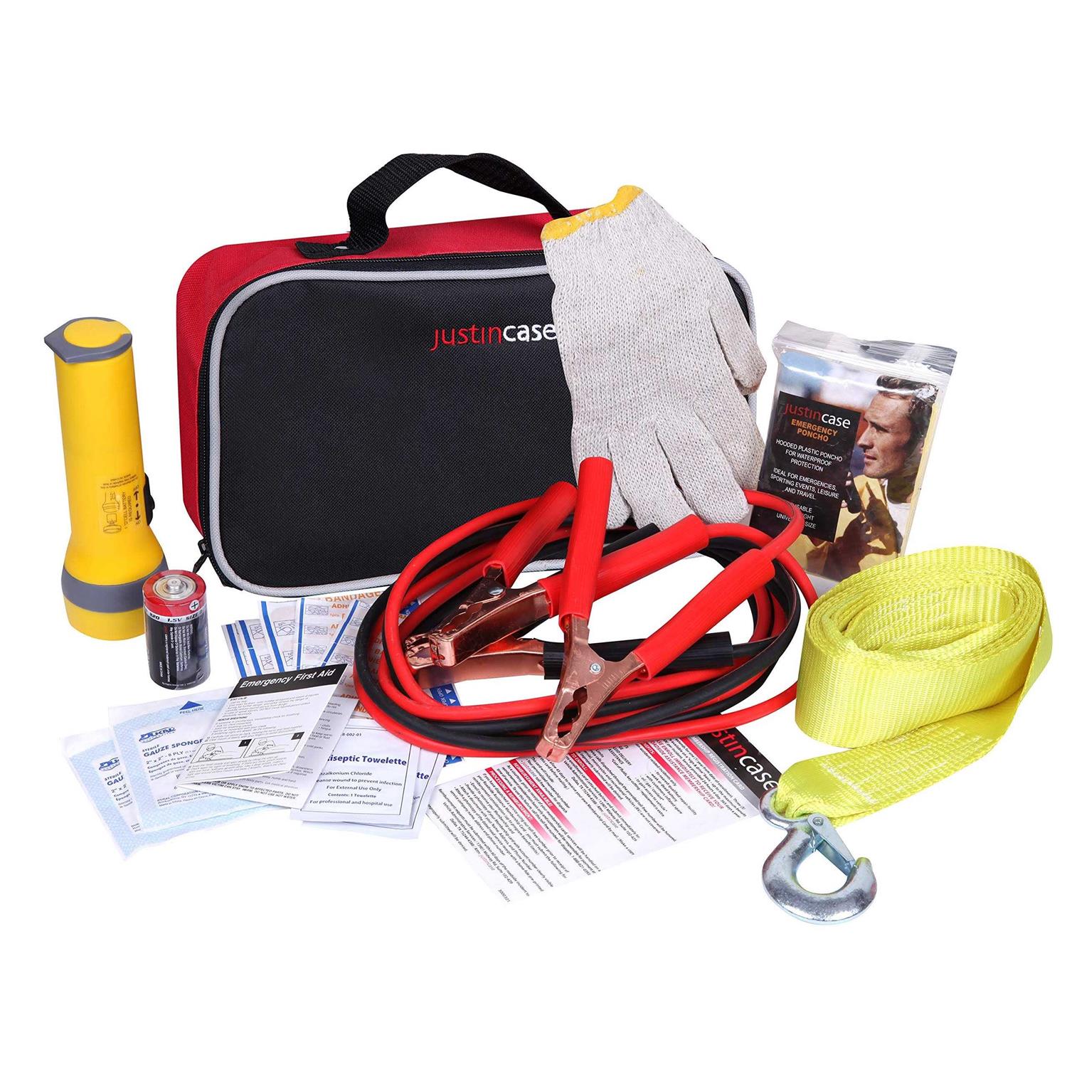 Justin Case Commuter Safety Kit with 365-day Roadside Assistance