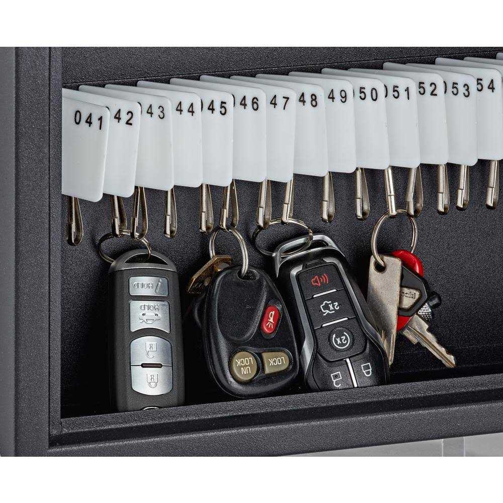 AdirOffice 60-Key Steel Heavy-Duty Digital Lock Key Cabinet