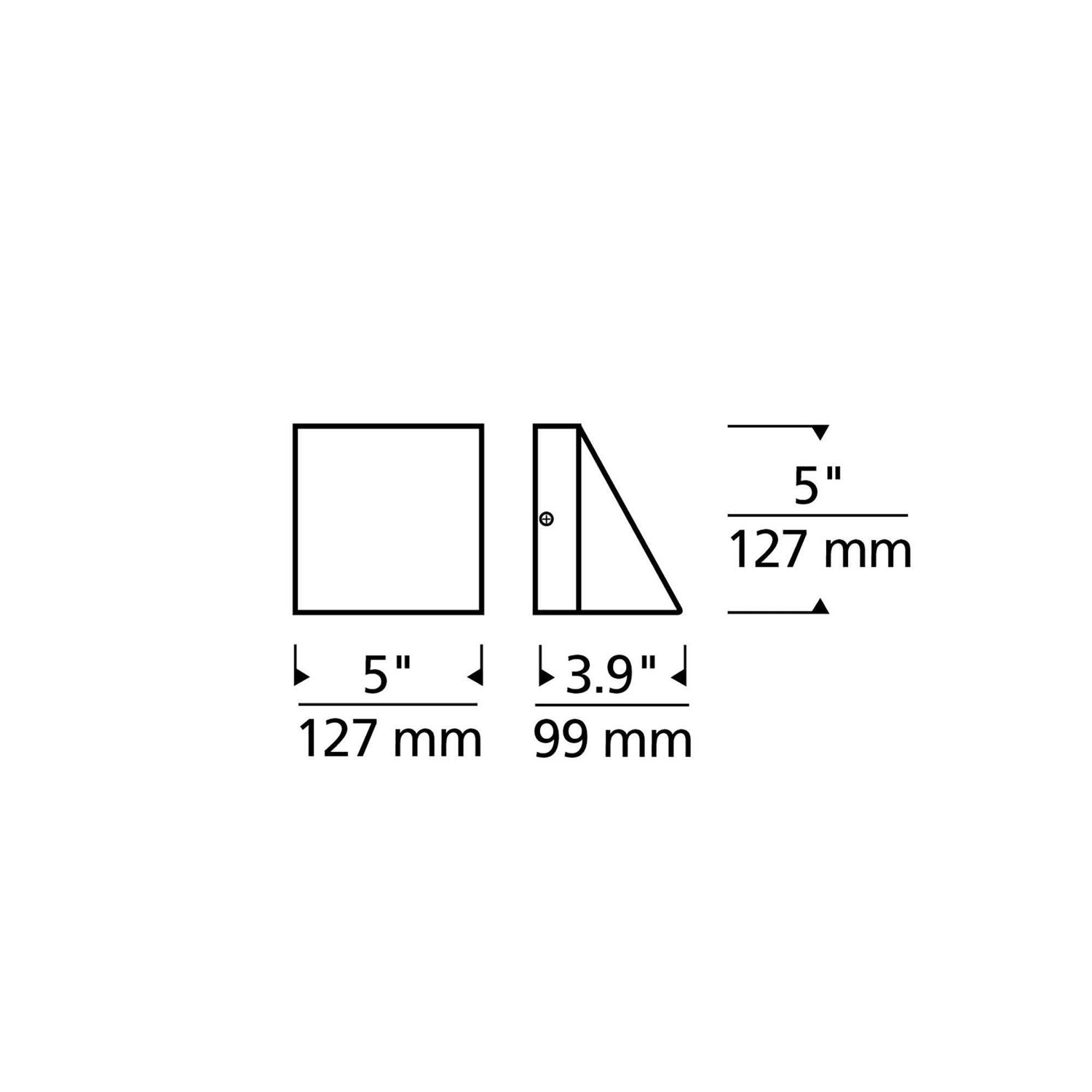 Visual Comfort Modern Pitch LED Outdoor Wall Mount