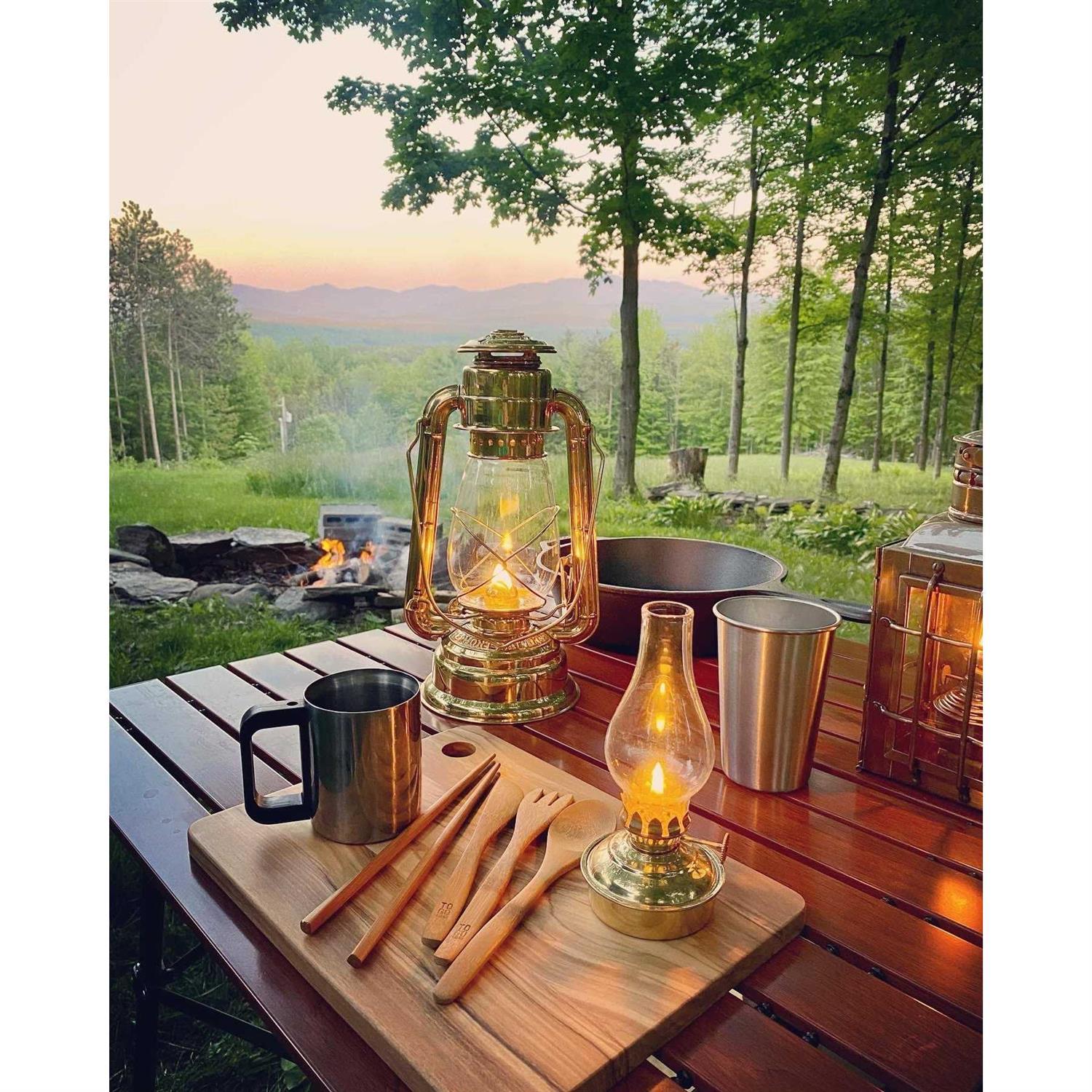 Vermont Lanterns Brass Mini Oil Lamp 17cm