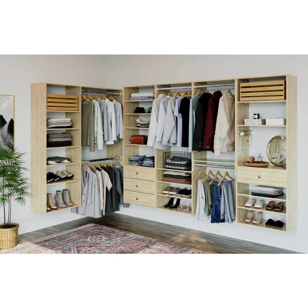 zph5263 Select 25.125 in. W Harvest Grain Wood Closet System PH34-MJ