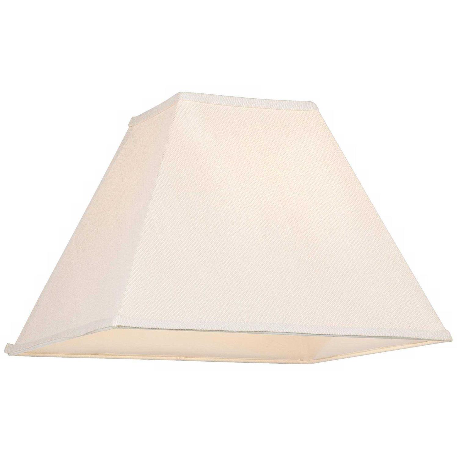 Brentwood Beige Linen Square Lamp Shade 7X17x13